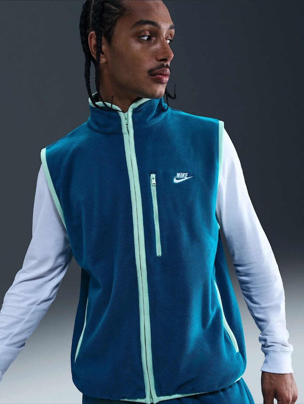 Nike Sportswear Club Therma-FIT Winterized Vest ~ Blue HV1446-301 Men's: L *NWT